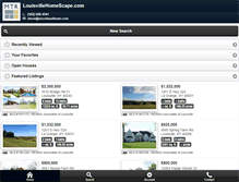 Tablet Screenshot of louisvillehomescape.com